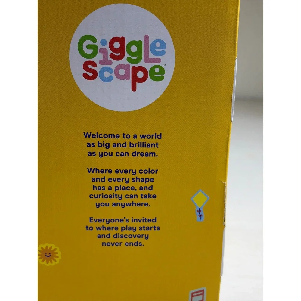Gigglescape 3pc Truck Playset Chunky Wheels Multicolor Toy Vehicles Ages 2+ NEW